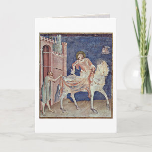 St.Martin teilt seine Mantel durch Simone Martini Karte