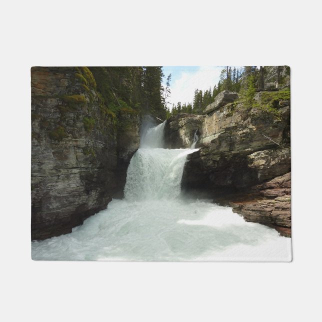St. Mary Falls I im Glacier National Park Fußmatte (Vorderseite)