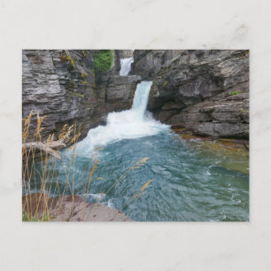 St. Mary Falls II im Glacier National Park Postkarte