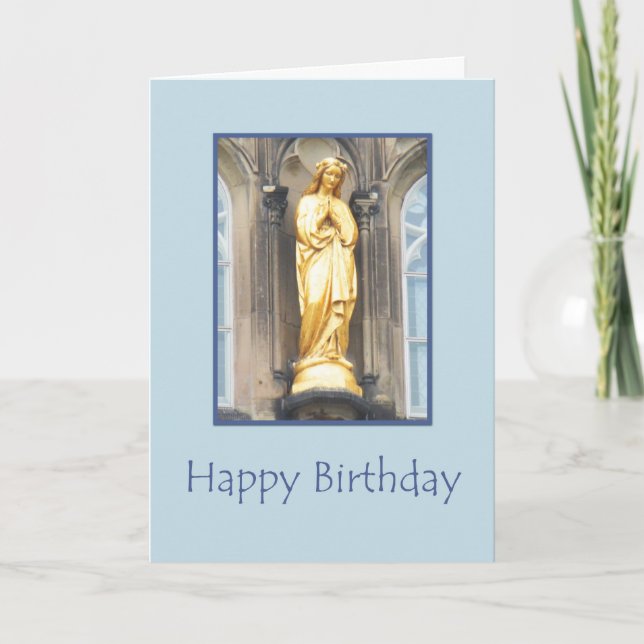 St. Mary Katholic Church - Happy Birthday Card Karte (Vorderseite)