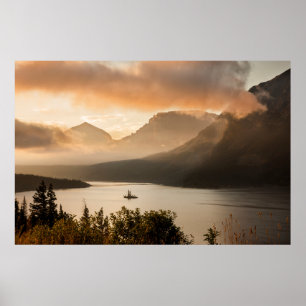 St. Mary Lake Glacier-Nationalpark, Montana Poster