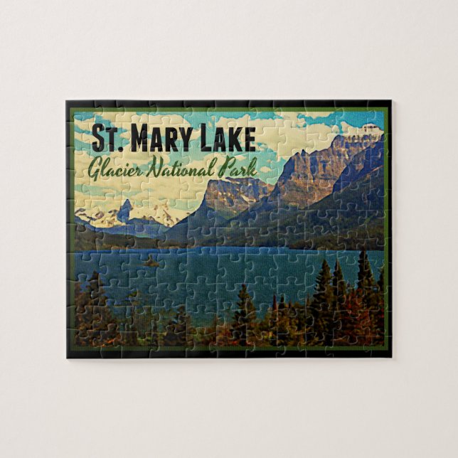 St. Mary Lake Glacier NP (Horizontal)