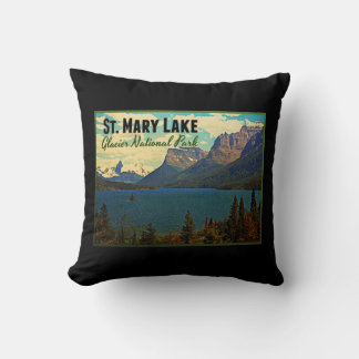 St. Mary Lake Glacier NP Kissen