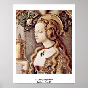 St Mary Magdalene durch Carlo Crivelli Poster