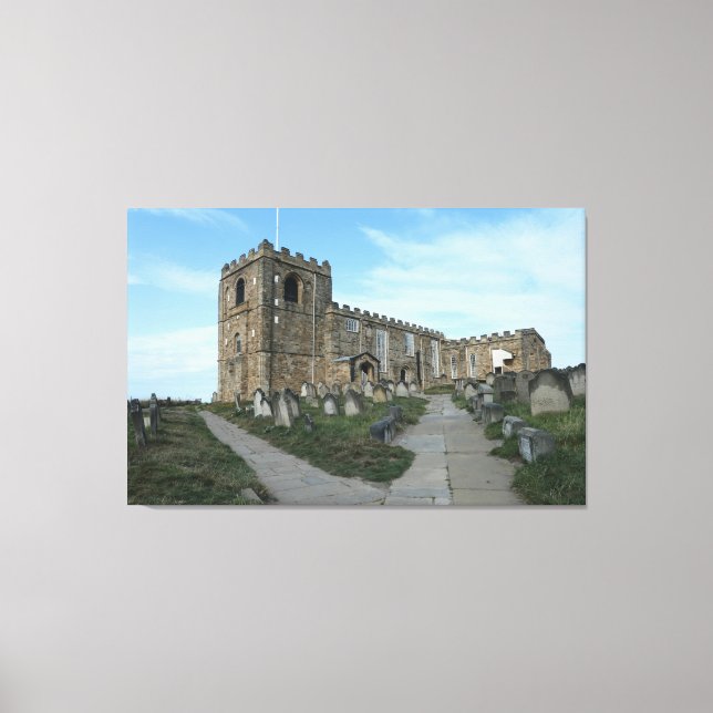 St. Mary's Church Whitby Leinwanddruck (Vorderseite)