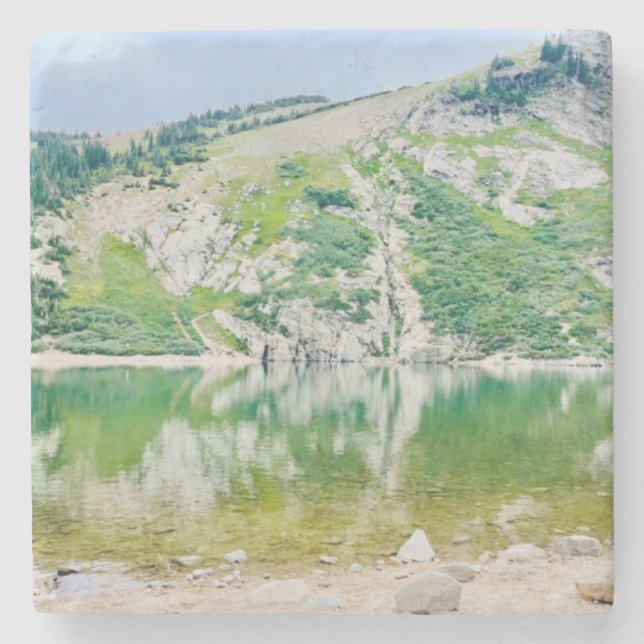 St. Mary's Glacier, CO Stretched Canvas Print Steinuntersetzer (Vorderseite)