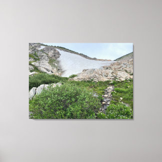 St. Mary's Gletscher Stretched Canvas Print Leinwanddruck