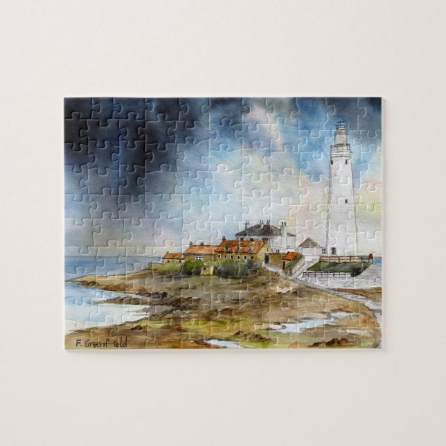 St Marys Lighthouse Whitley Bay North East England (Horizontal)