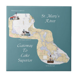 St. Marys River tile Fliese