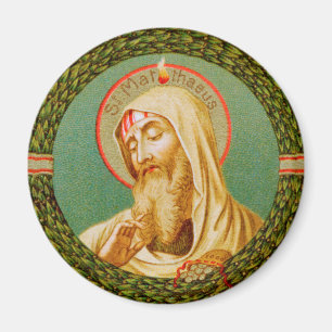 St. Matthäus der Apostel (JMAS 08) Round Magnet