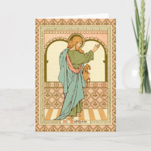 St. Matthäus der Apostel (RLS 10) Leere Grußkarte Karte