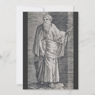 St. Matthäus der Evangelist - Kunstreproduktion Dankeskarte