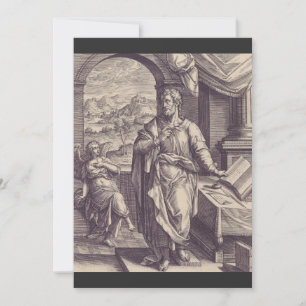 St. Matthäus der Evangelist - Kunstreproduktion Einladung