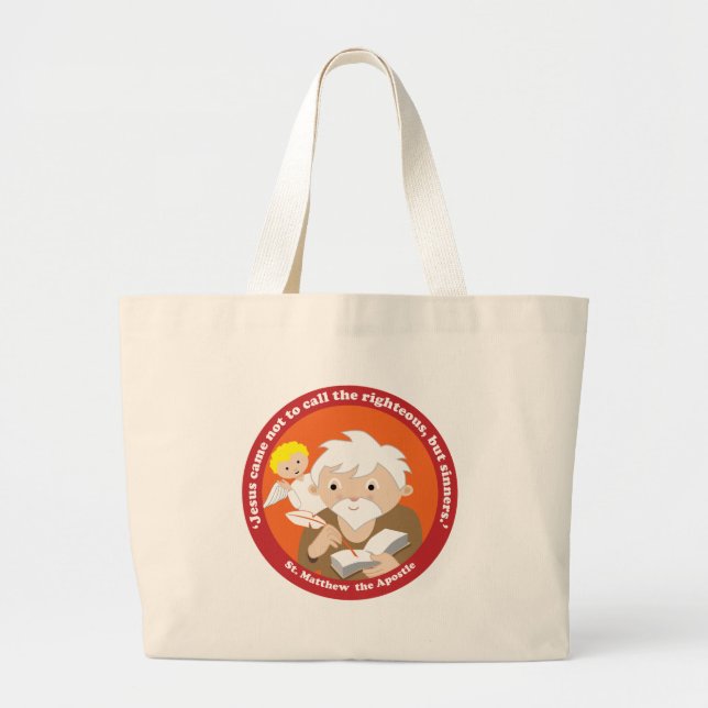 St. Matthew der Apostel Jumbo Stoffbeutel (Vorne)