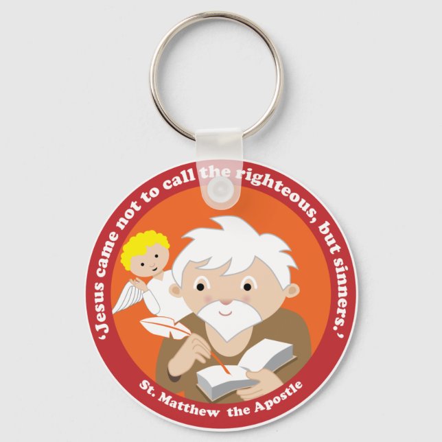 St. Matthew der Apostel Schlüsselanhänger (Vorderseite)
