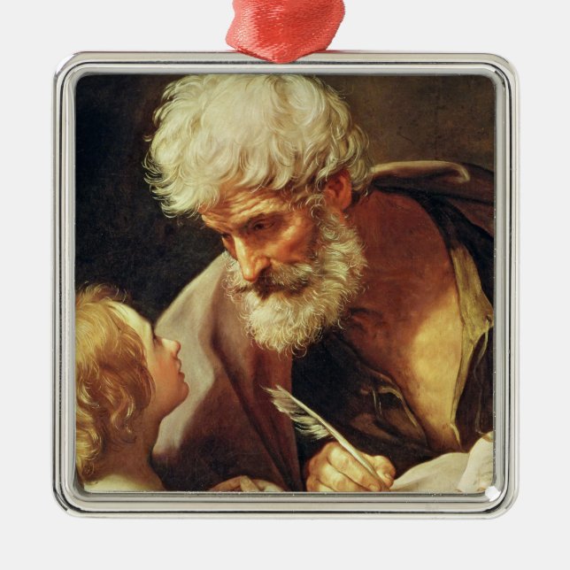 St Matthew Ornament Aus Metall (Vorne)