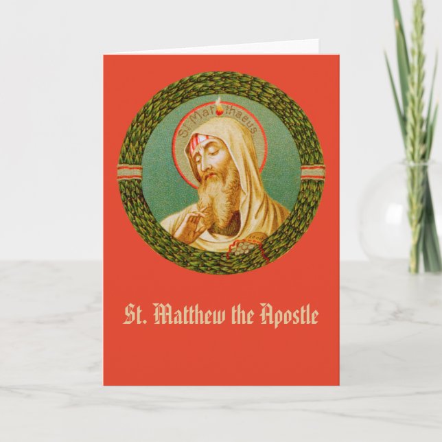 St. Matthew the Apostle (JMAS 08) Grußkarte Karte (Vorderseite)