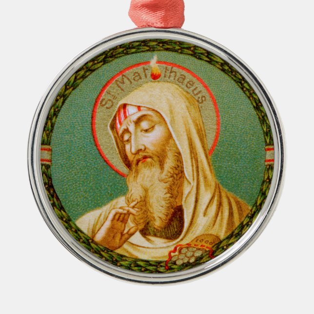 St. Matthew the Apostle (JMAS 08) Ornament Aus Metall (Vorne)