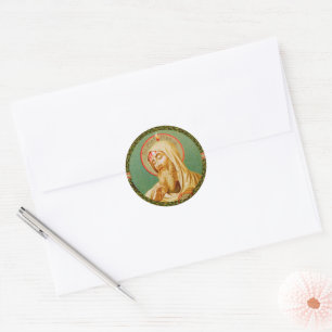 St. Matthew the Apostle (JMAS 08) Runder Aufkleber
