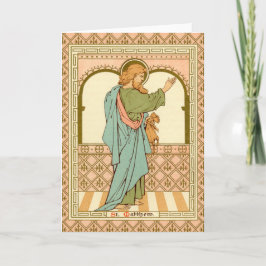 St. Matthew the Apostle (RLS 10) Leere Gruß Karte