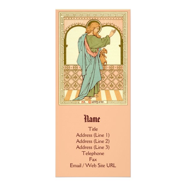 St. Matthew the Evangelist (RLS 10) (Stil 1) Werbekarte (Vorne)