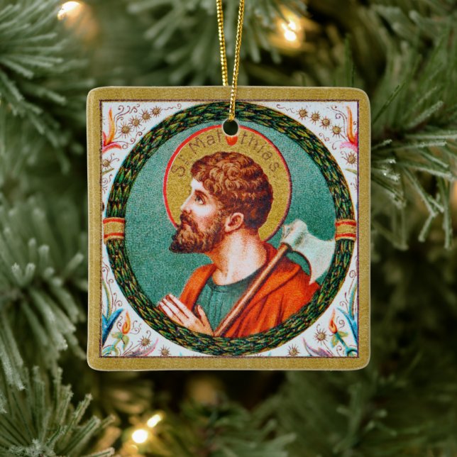 St. Matthias the Apostle (JMAS 09) Keramikornament (Baum)