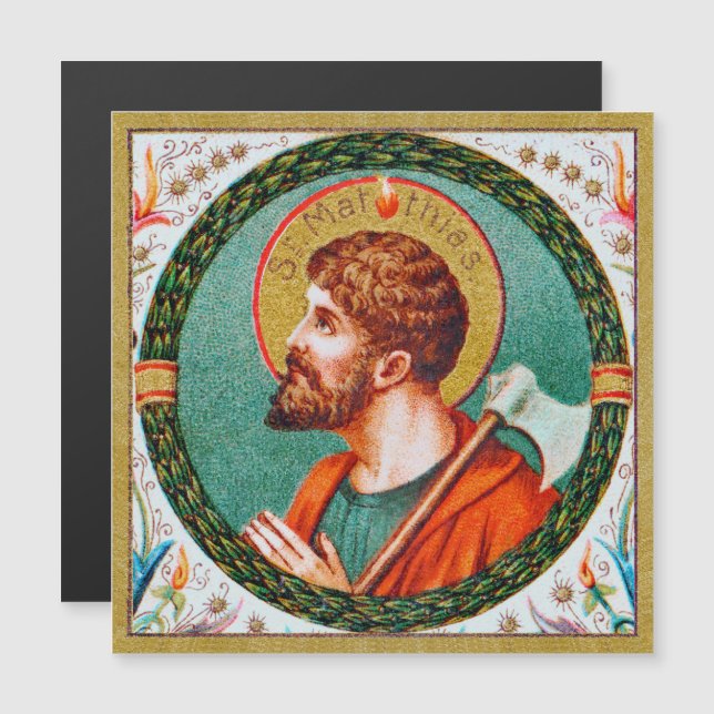 St. Matthias the Apostle (JMAS 09) Magneteinladung (Vorne/Hinten)