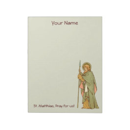 St. Matthias the Apostle (RLS 11) 8.5"x11" Notizblock