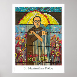 St. Maximilian Kolbe Katholisches Klassenzimmer-Po Poster