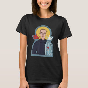 St Maximilian Kolbe Two Crowns Katholischer Saint  T-Shirt