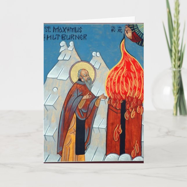 St. Maximus the Hut Burner Karte (Vorderseite)