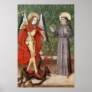 St. Michael and St. Francis of Assisi, c. 1480 Poster