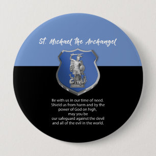 St. Michael Archangel Gebet Denken Sie an Sie Button