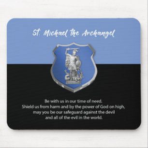 St. Michael Archangel Gebet Denken Sie an Sie Mousepad