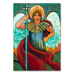 St. Michael Archangel Prayer Card Tischnummer