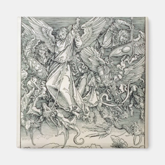 St. Michael Battling mit dem Drachen Magnet (Vorne)