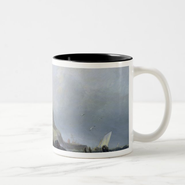 St Michael Berg, Cornwall Zweifarbige Tasse (Rechts)