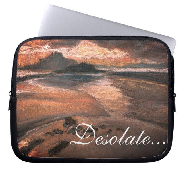 St. Michael Berg in Cornwall, schreiben Sie Ihr Wo Laptopschutzhülle (Vorderseite)