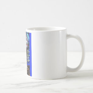 St Michael dans la tasse en verre souillé
