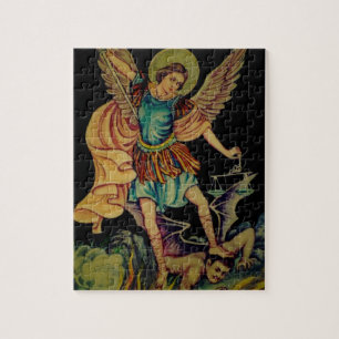 St Michael das Bogen-Engels-Puzzlespiel