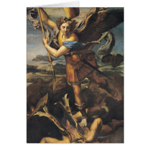 St Michael, das den Dämon, 1518 überwältigt