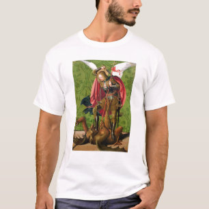 St Michael, das den Drachen tötet T-Shirt