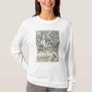 St Michael, das mit dem Drachen kämpft T-Shirt