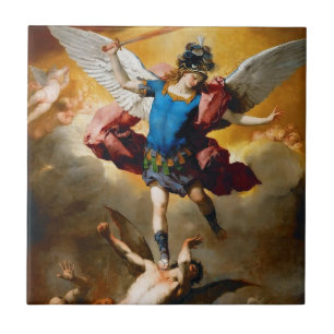 St. Michael der Erzengel 13B Keramik Fliese