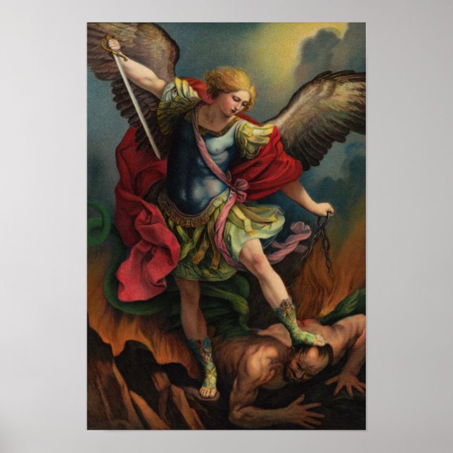St. Michael der Erzengel Poster (Vorne)