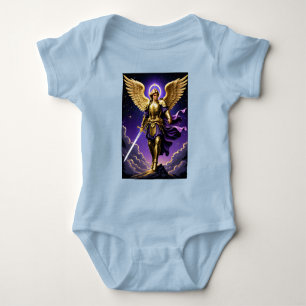 St. Michael der Erzengel römisch-katholisch Baby Strampler