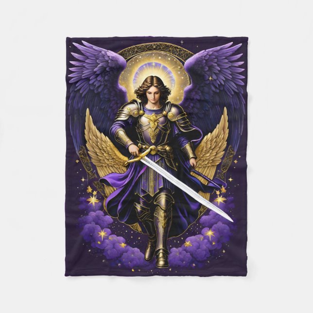 St. Michael der Erzengel römisch-katholisch Fleecedecke (Vorderseite)