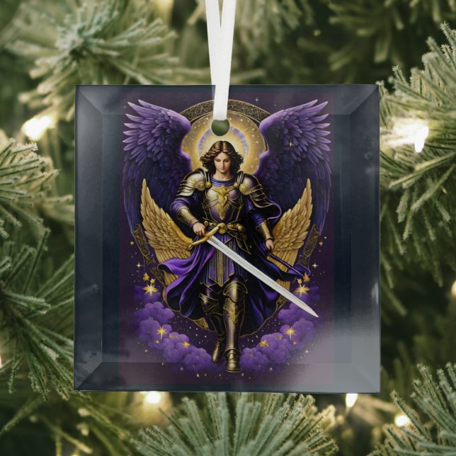 St. Michael der Erzengel römisch-katholisch Ornament Aus Glas (Insitu)