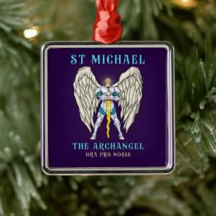 St. Michael der Erzengel römisch-katholisch Ornament Aus Metall