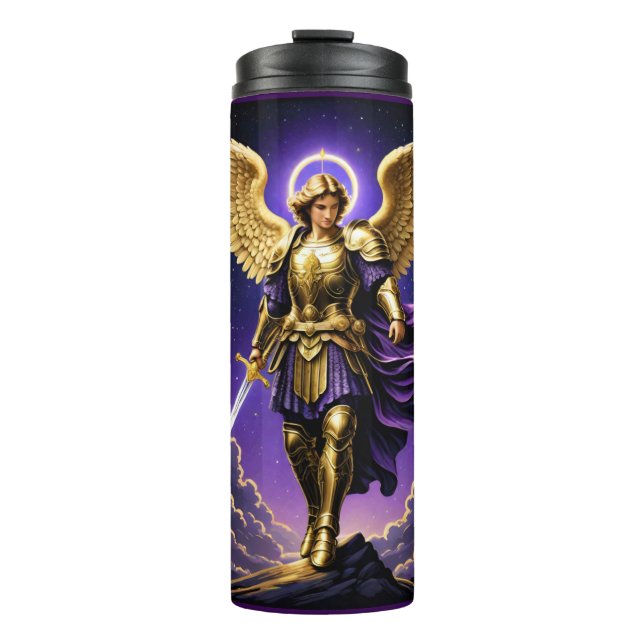 St. Michael der Erzengel römisch-katholisch Thermosbecher (Vorderseite)